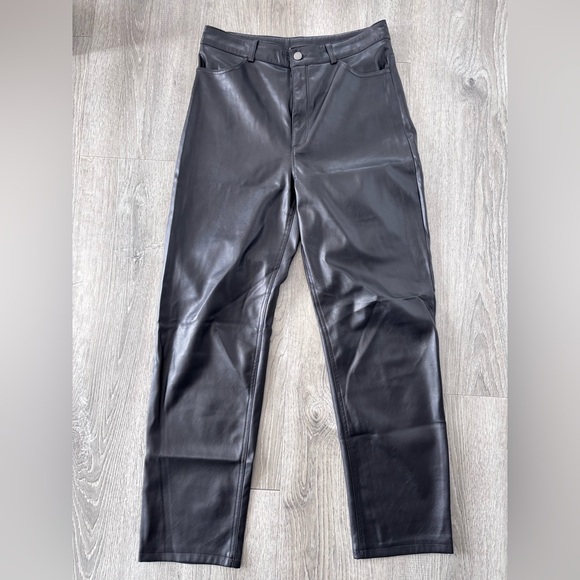 Dynamite Pants - Dynamite Black Faux Leather  Pants
